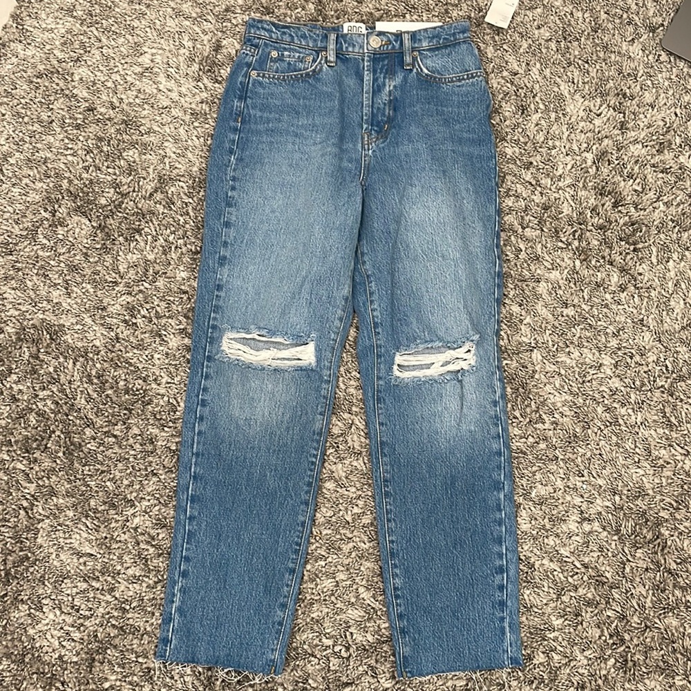 BDG slim straight blue jeans